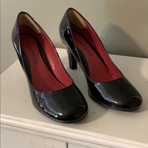 Black Patent Leather Heels